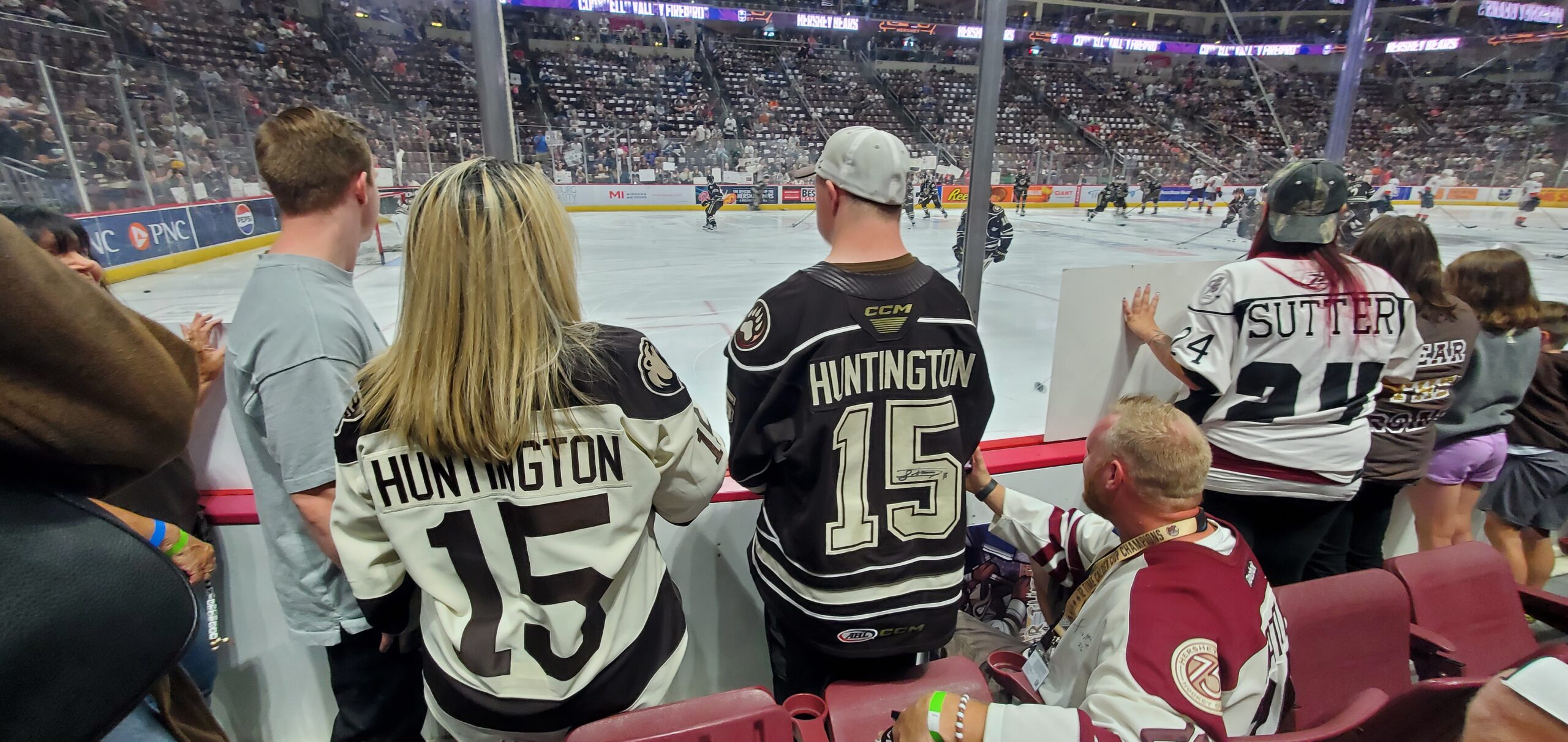 Cooper Schultz, Jimmy Huntington’s “Superfan” in the Building for Game 6