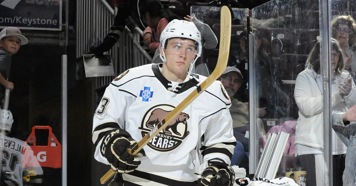 Hershey Bears - Shane Gersich does it all. Of course he's