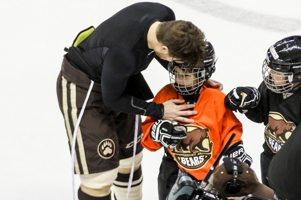 Chris Bourque's son picks Riley Barber as his favorite Hershey