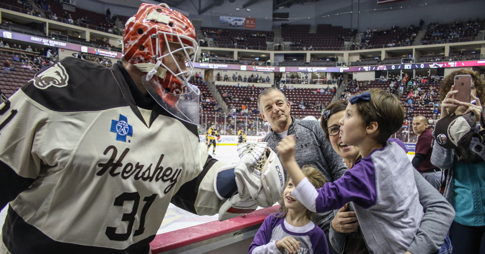 Young Hershey Bears Fan Celebrates Special Milestone With The Team