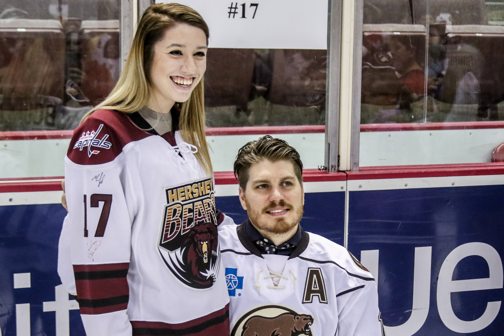 Bourque Poses For A Photo