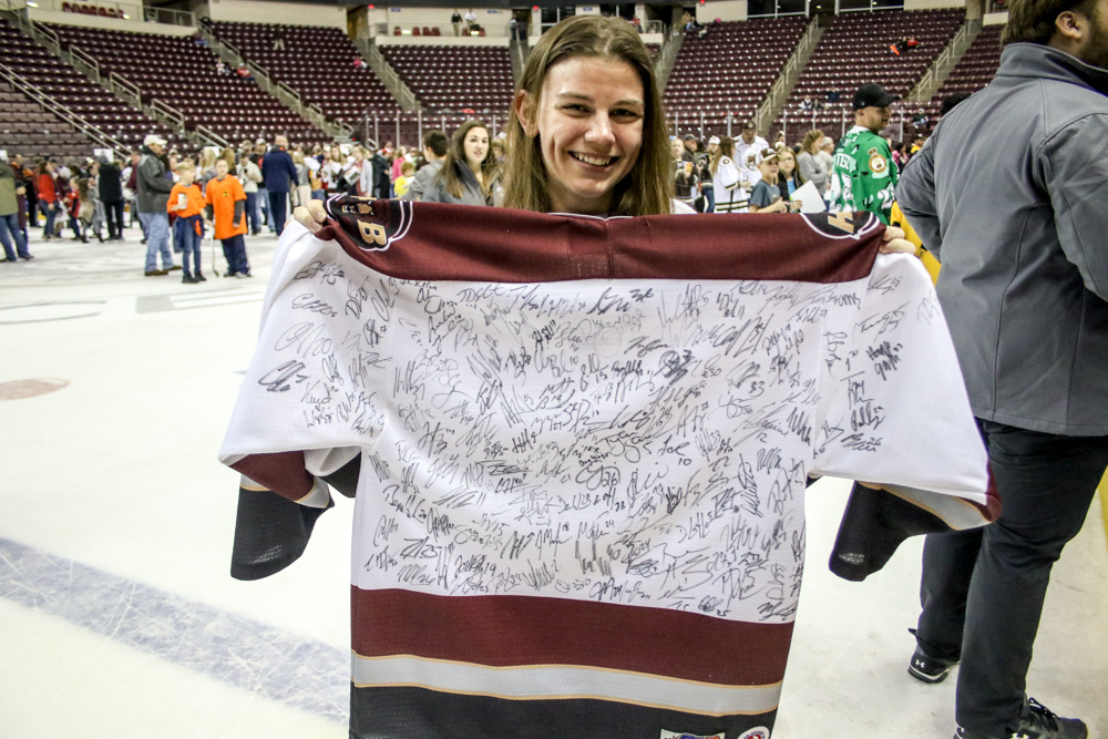 One Fan Had A Jersey With Autographs From Players Across The Last 12 Seasons.