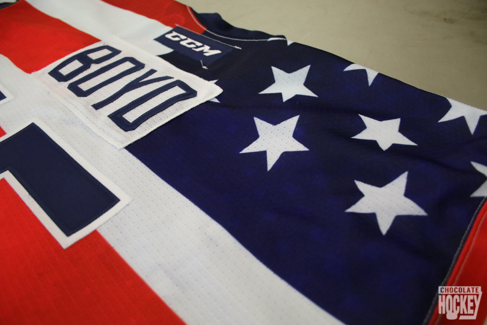 Up close and personal with the Hershey Bears Veterans Day jerseys (photos)