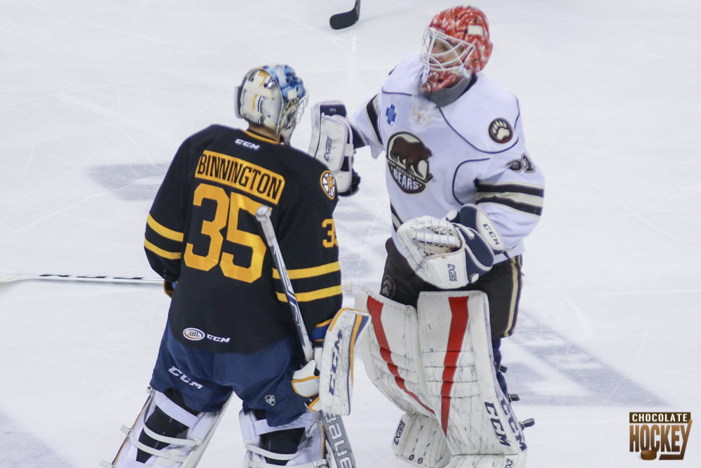 Hershey Bears Goalie Fight Pheonix Copley 102