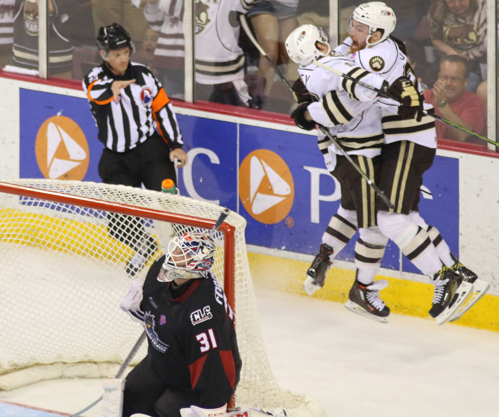 Hershey Bears fall to Lake Erie 4-1 in Game 1 of the Calder Cup