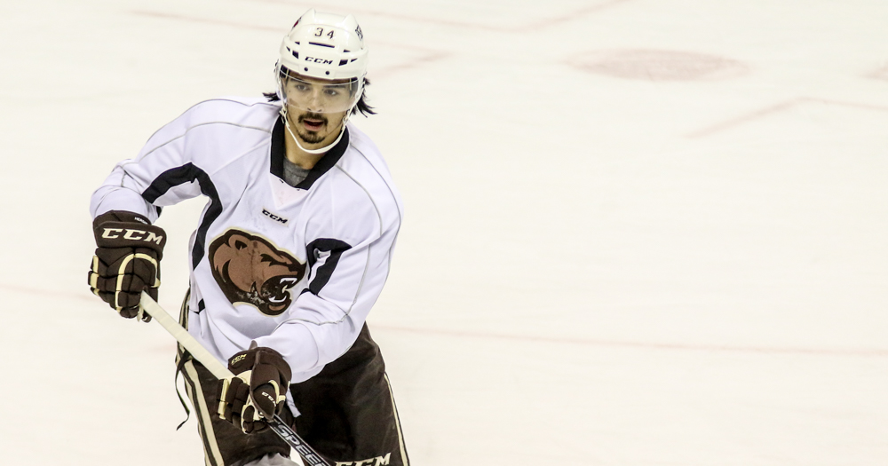 Hershey Bears Practice Garrett Mitchell Liam Obrien Vitek Vanecek Travis Boyd Lucas Johansen 12