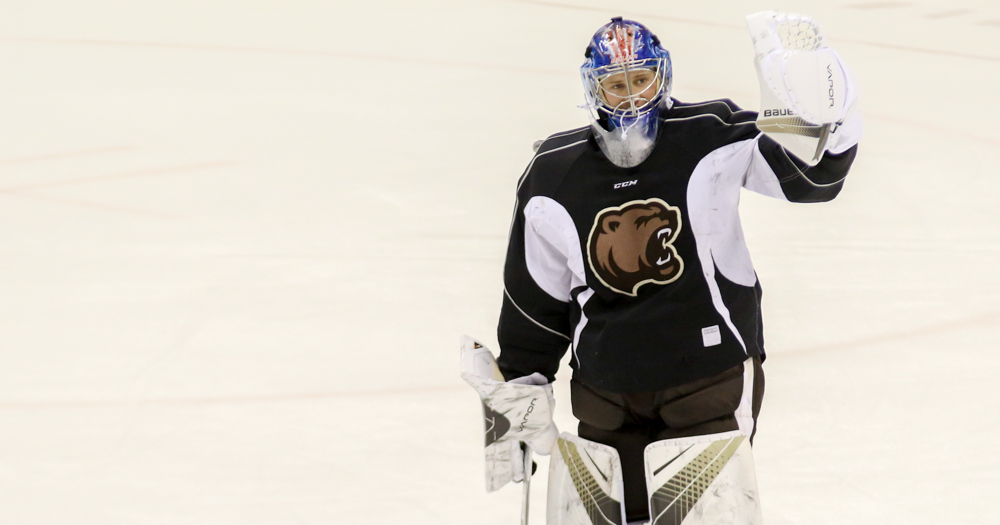 Hershey Bears Practice Garrett Mitchell Liam Obrien Vitek Vanecek Travis Boyd Lucas Johansen 4