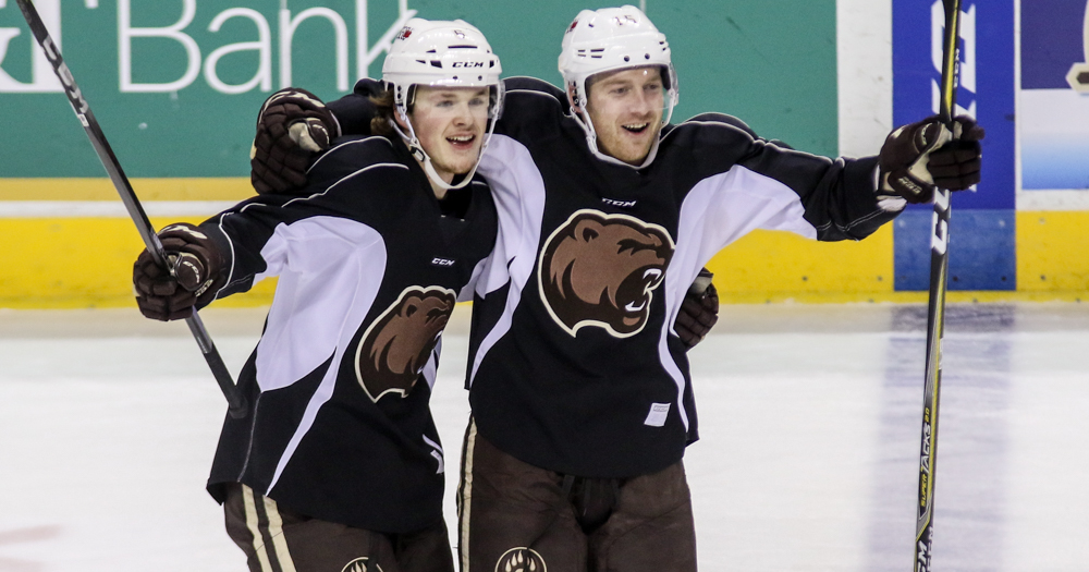 Hershey Bears Practice Garrett Mitchell Liam Obrien Vitek Vanecek Travis Boyd Lucas Johansen 6