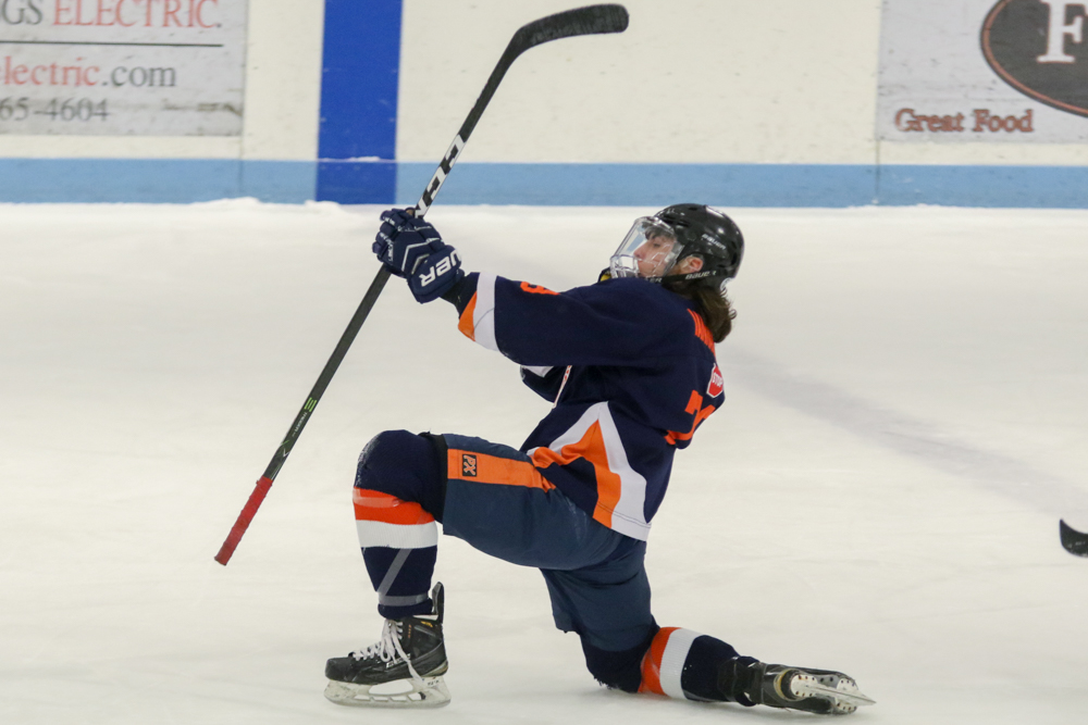 Sabatino Iannarello Celebrates His First Goal Of The Night.