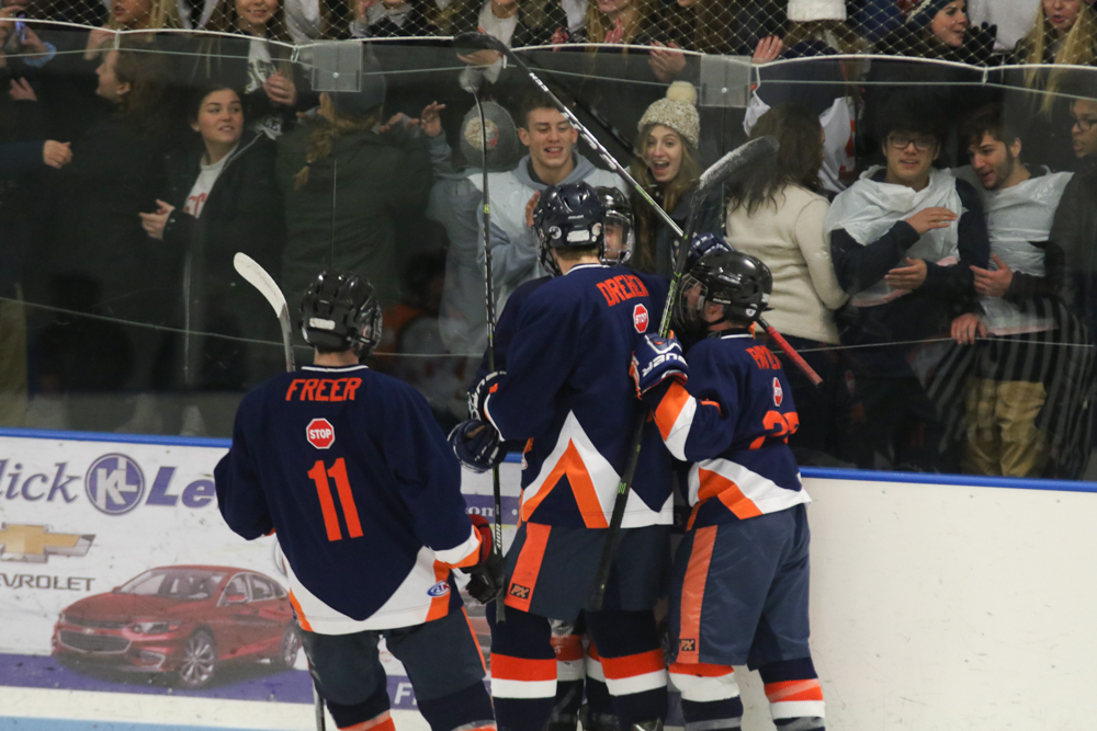 Hershey's Student Section Celebrates Iannarello's Second Goal