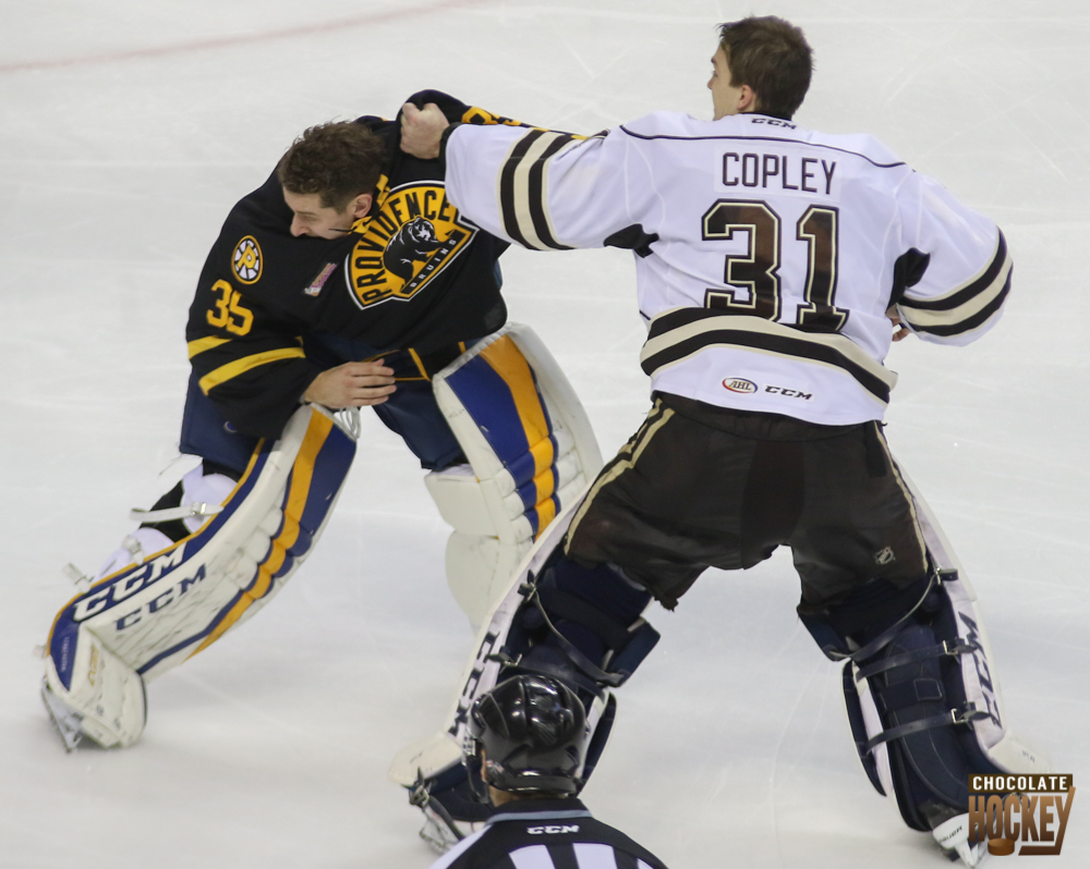 Pheonix Copley Goalie Fight 2017 3